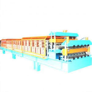 Double layer cold roll foming machine